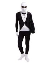 Full package tight fitting collar gown with conjoined shapewear stage to perform a cartoon costume magic