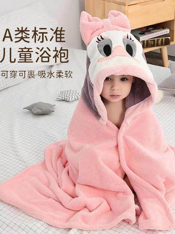 Hooded Baby Bath Towel – Wearable Bathrobe for Newborns, Infants & Toddlers, Soft Cotton Cape Wrap, 2025 New Fall Winter Design