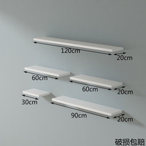 Wall shelf Kitchen Wardrobe inside Stratified Wooden Board Living Room Wall Trim White Lined Partition Shelf