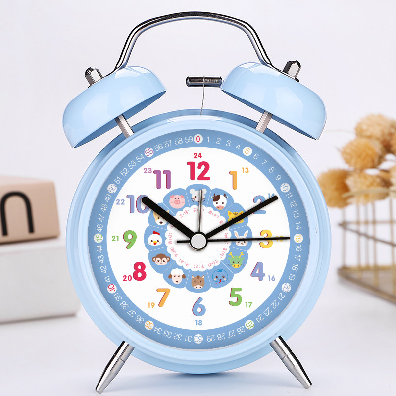 Students use charging children's early education small alarm clock luminous bedside smart bedroom male and female loud volume static electronic timetable