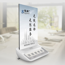 Xunling wireless pager Teahouse restaurant chess and card room KTV box call bell service bell fast Bell APE150 five-key pager card type service bell cafe Western food entertainment venues