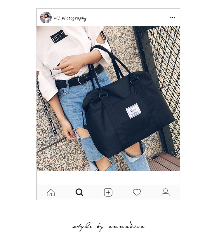 Quần áo xách tay du lịch công suất lớn dành cho nữ của Satchel - Túi du lịch túi du lịch cao cấp
