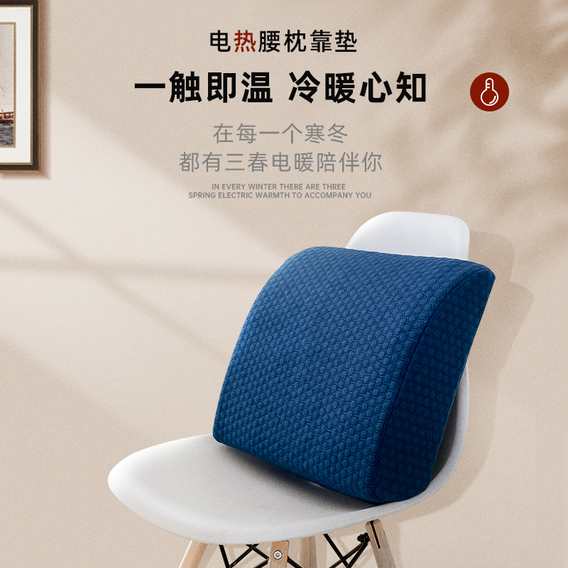 Sanchun Electric Heating Cushion Electric Heating Waist Pillow Napping Pillow Electric Heating Pad Office Waist Warming Seat Cushion Warming Pad