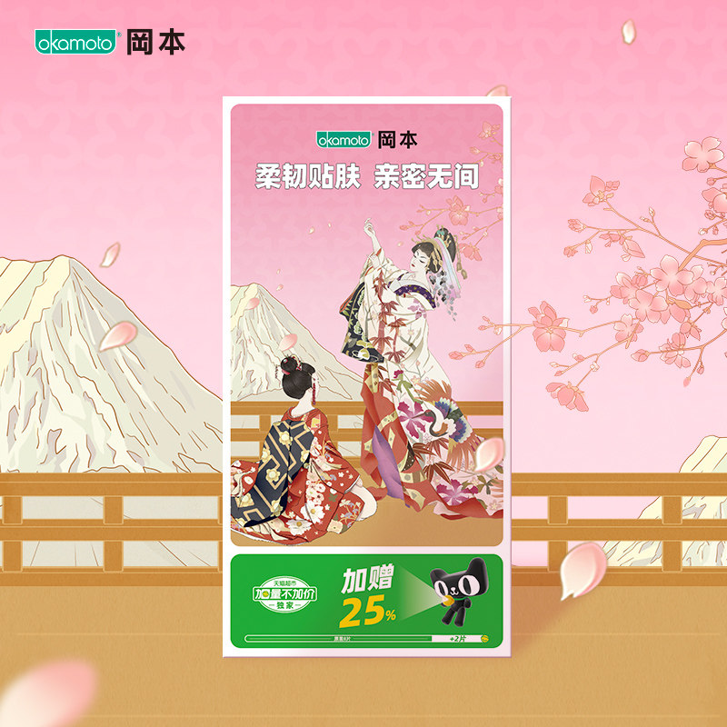 天猫超市 冈本 003全家福10只+冈本skin激薄5只 图2