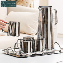 Italian ZPPSN Nordic glass cold water jug home minima high temperature resistant cool water cup large capacity teapot suit