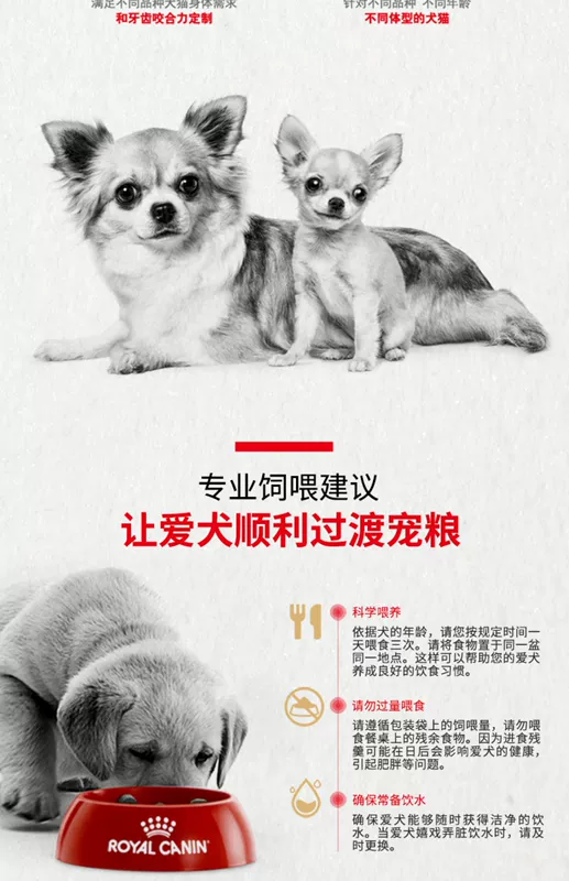 Thức ăn cho chó Teddy chó trưởng thành Royal Canin Royal VIP thức ăn cho chó trưởng thành PD30 / 3KG làm đẹp lông xé - Chó Staples thức ăn của chó