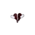 KAWS Kanye rách trái tim trâm dễ thương Nhật Bản thương hiệu thời trang cá tính phù hiệu túi quần áo phụ kiện trang trí - Trâm cài