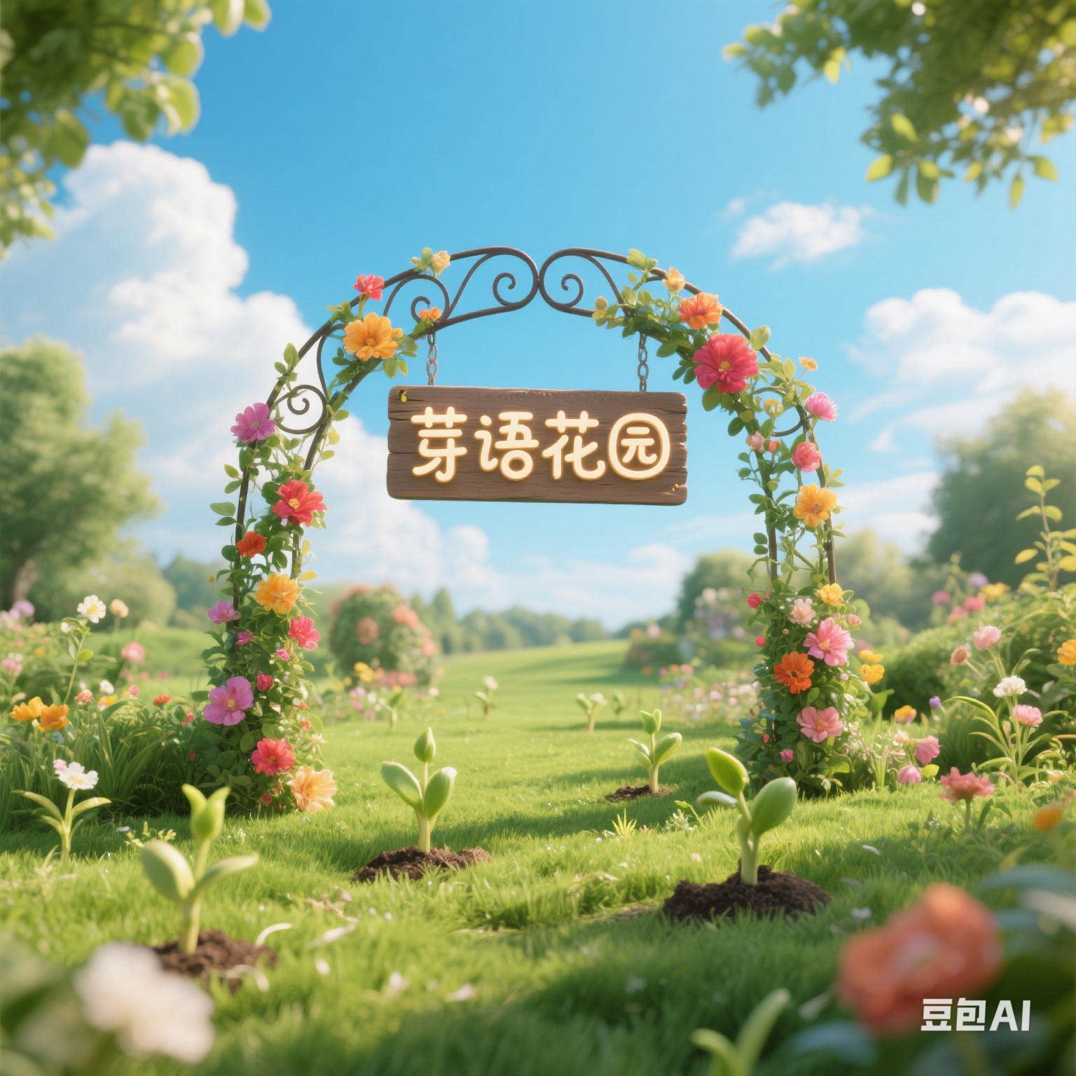 芽语花园的LOGO