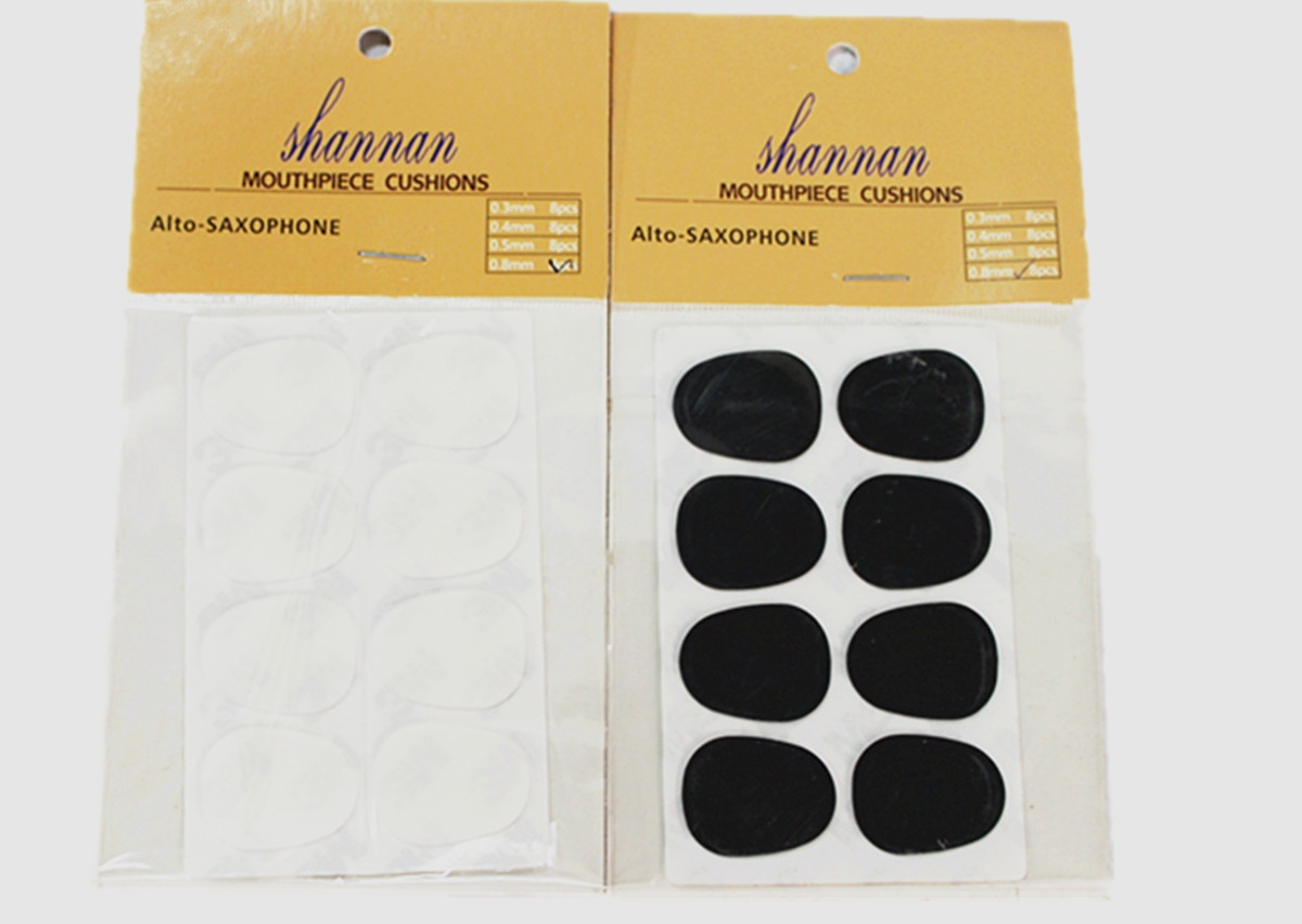 Saxophone Mat Midtone Acoustic Saxophone Flute Head Black Tube Tooth Cushion Single Spring Tube Musical Instrument Accessories