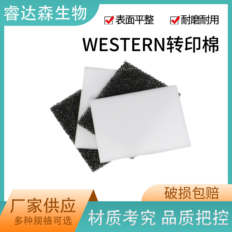 Western转印棉 湿转转印海绵垫 通用伯乐天能 海绵衬垫多孔垫
