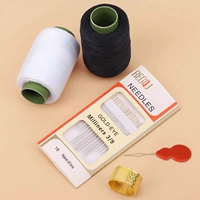 Черно -белая линия+отправить 16 иголок золотистого хвоста [отправить иглу+верхнее кольцо]