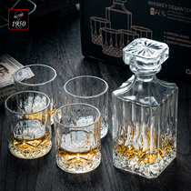 Unleaded crystal glass Whisky Beer Foreign Wine Glass Whisky Wine Glass Whisky Wine Glass Wine Bottle
