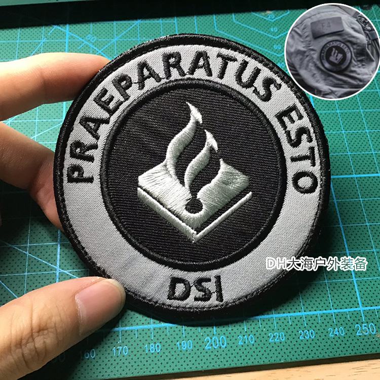 Dutch Special Intervention Brigade Embroidery Magic Sticker DSI Magic Sticker Posted Dutch PC Badge Publication