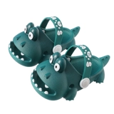 Детская сумка, динозавр, нескользящие тапочки для мальчиков, слайдеры на платформе