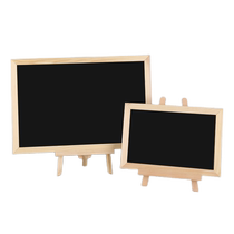 Advertising board small blackboard stall display card shop magnetic wooden frame commercial hanging message board childrens home handwritten chalk word teaching erasable desktop vertical bar fluorescent board bracket type