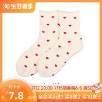 Socks Childrens Day Lots Love Cute Rolls Socks ins Chains Han version Summer thin Pure Cotton Academy Wind in the Wind Silo Socks Woman