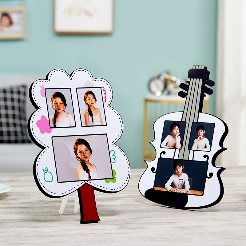 Children's room photo frame Pendulum Bench Photo Custom Wash Photo Made Into Photo Frame Pendulum Table Hanging Wall Flush Photo Plus Photo Frame