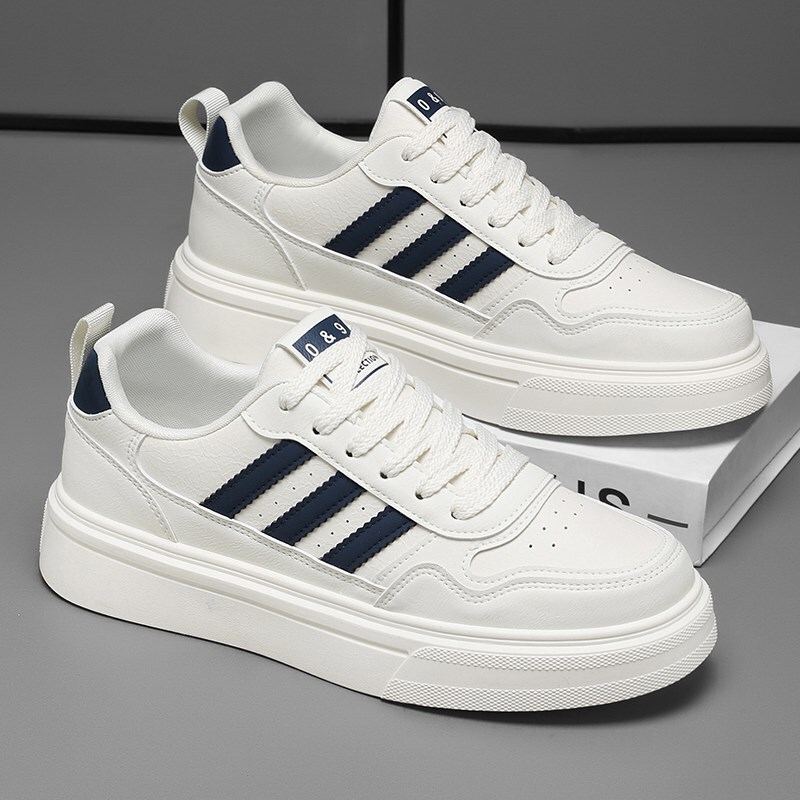 Official Adidas Men's Shoes 2026 New Spring Trendy Brand High-End Men's White Sneakers Versatile Soft-Soled Sports Shoes