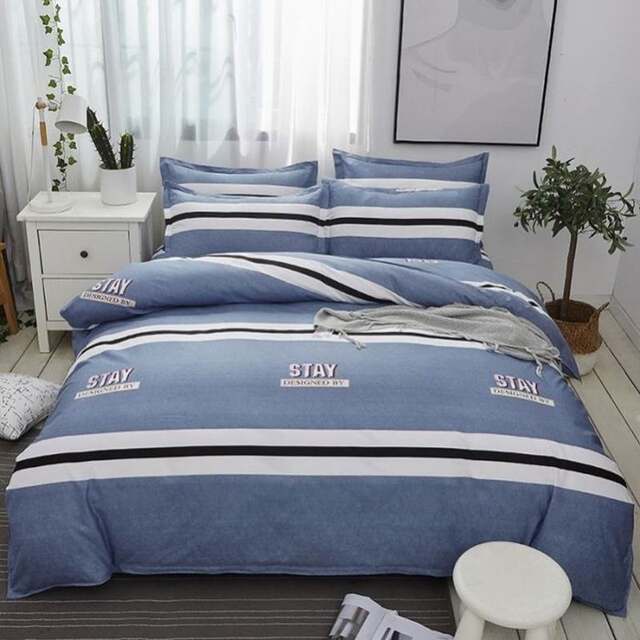 Four-Season Thickened Pure Cotton Duvet Cover, Single Piece, Pure Cotton Quilt Cover, Single Size 150X200X230, Double Size 1.5m, 1.8m Bed