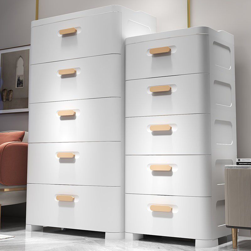 Ugos Japanese-style household plastic drawer-type storage cabinet baby children's locker living room snack locker