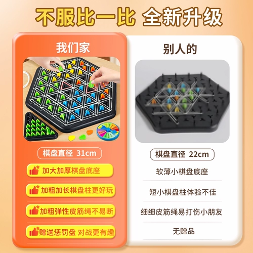 Детская интерактивная резинка, интеллектуальная настольная игра для тренировок, стратегическая игра для двоих, интеллектуальная игрушка, для детей и родителей