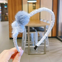 С бантиком, синий, трикотажный