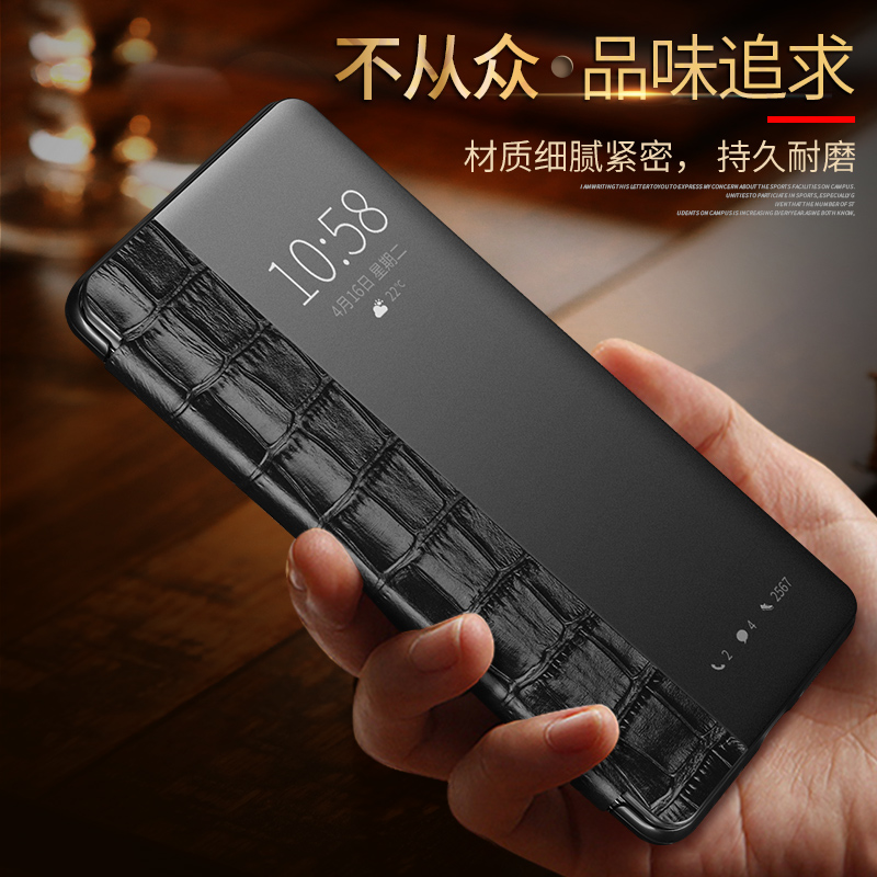 For Huawei P30pro Mobile Phone Case Leather Business P30p Cover Smart Sleep Flap Premium Unisex