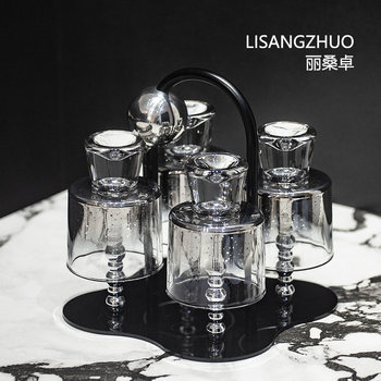Lisandrao whiskey cup storage rack