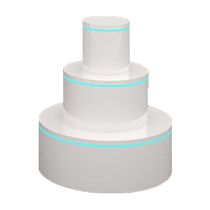 Painted display stand special-shaped island stand oval stand exhibition hall display product creative luminous display cabinet customization