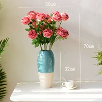 10 темно -красных+пятна керамические вазы