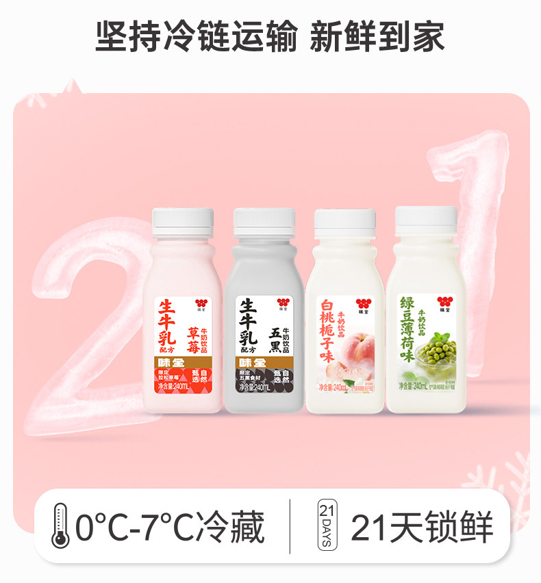 安享好物 安享C级含乳饮料-味全白桃牛奶饮品