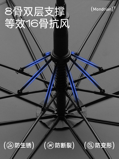 太麻里自动长柄伞双人学生大号加固加厚结实抗风暴超大家用雨伞