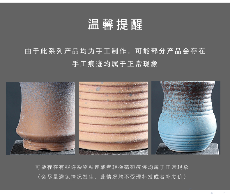 The New blasting POTS much meat flower POTS and) northern pottery simple manual meat meat small flower implement suit bag mail on sale