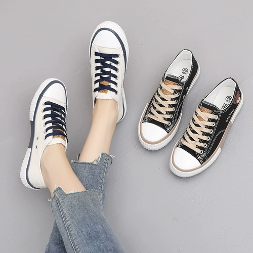 Белая обувь, универсальные тканевые туфли на плоской подошве для отдыха, кроссовки, спортивная обувь, тренд сезона