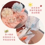 Детская заколка для волос для принцессы, аксессуар для волос с бантиком, подарок на день рождения