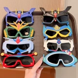 Детские мультяшные милые очки для мальчиков, детская игрушка на солнечной энергии, бэтмен