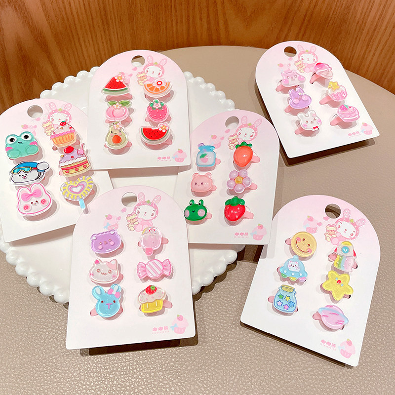 Children's ring girl cartoon cute and unhurt princess cute jewellery toy ring little girl handdecorated ring-Taobao