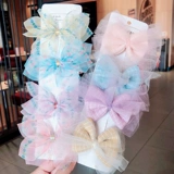 Заколка для волос с бантиком, детский аксессуар для волос для принцессы, милые детские шпильки для волос