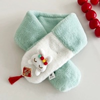 Синий счастливый кролик