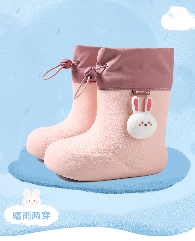  Детский дождевик для мальчиков, детские мультяшные водонепроницаемые ботинки 