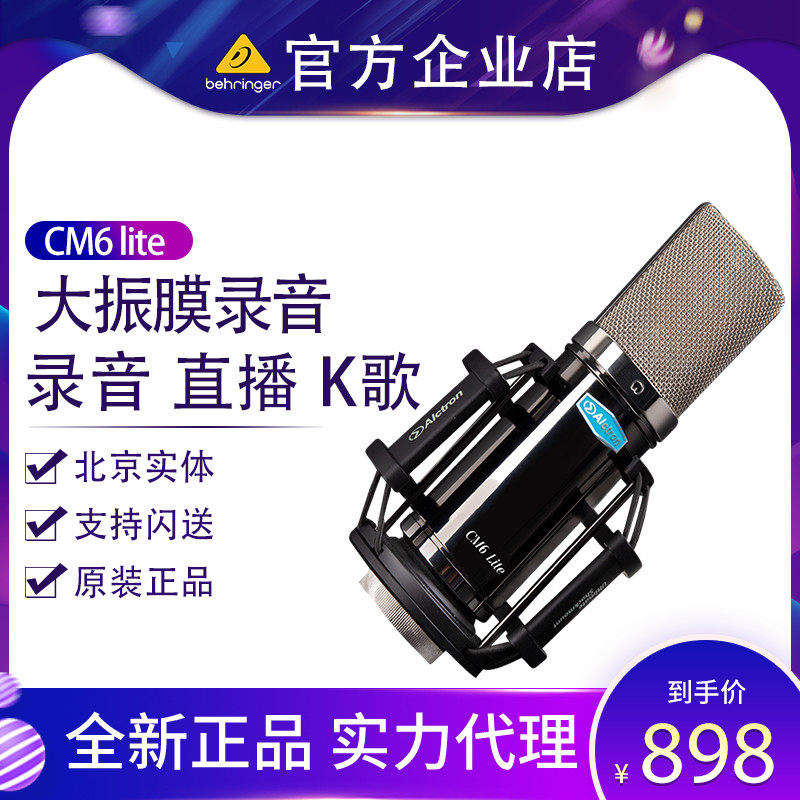 Alctron Aixtron CM6 lite Professional recording Large Zhenfilm Capacitive Microphone Guitar Slingshot Microphone