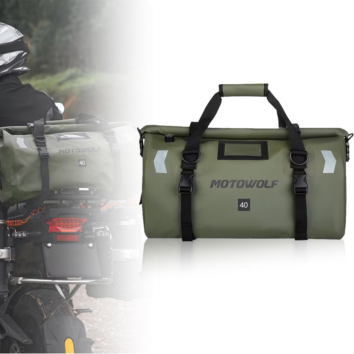 Waterproof Motorcycle Luggage - MotoWolf