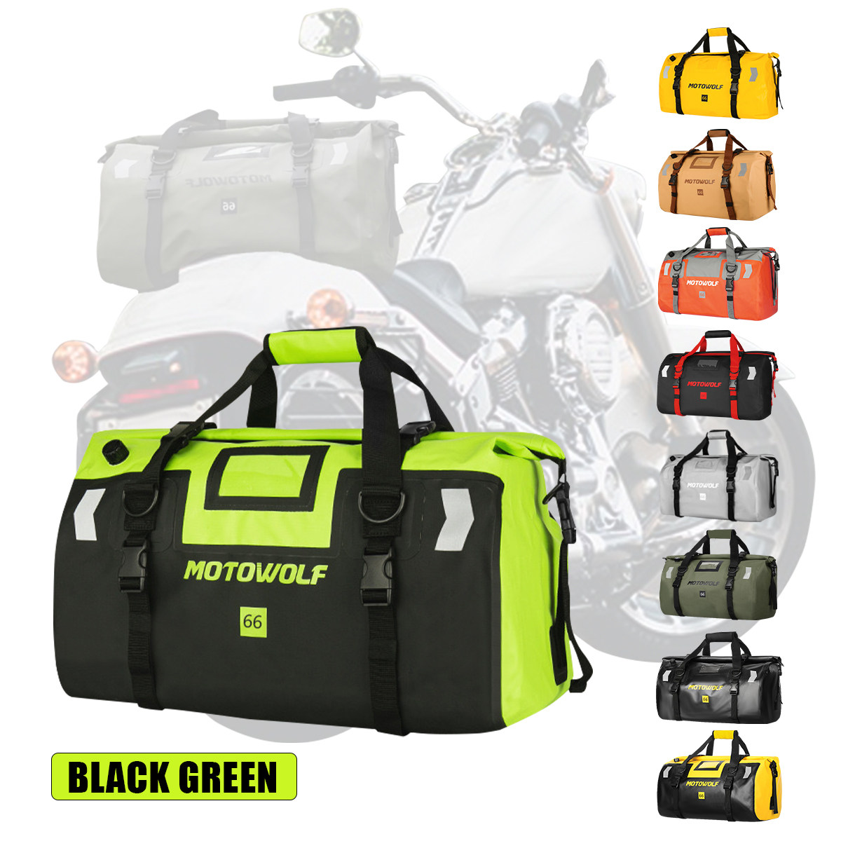 Waterproof Motorcycle Luggage - MotoWolf