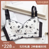 Dreamform adjusted bra without steel ring big breasts with small thin sections full cups big code lingerie women anti-sagging