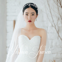 Bridal Headwear Bride Wedding Crown Fairy Beauty Wedding Dresses Atmospheric Sen Hair Accessories Hair Stirrup Suit Wedding Ornaments