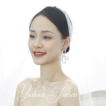 South Korea East Gate Bride Simple earrings Earrings Fashion hundred tassel bow s925 silver needle earrings female