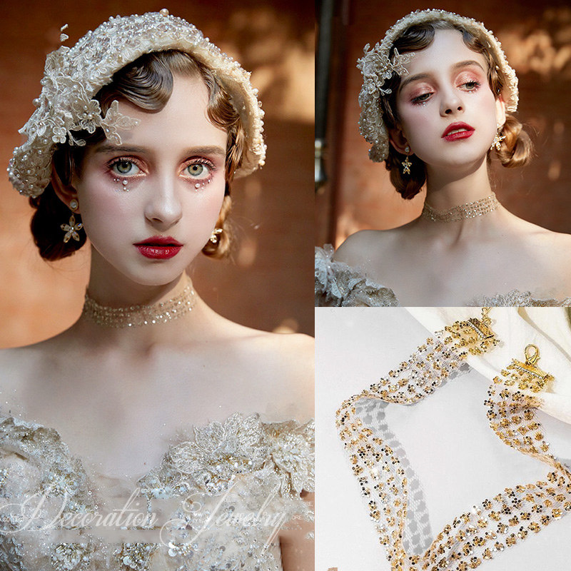 Necklace female tide lace collar simple personality Joker neck jewelry niche choker Net red sexy short tide