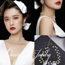 ins Net red necklace female niche choker Pearl personality simple collar short neckband neck chain choker tide