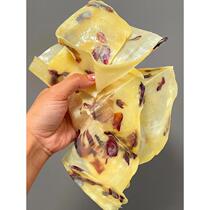 Yunnan milk fan Dali specialty roasted milk fan strips rose milk fan milk skin handmade ready-to-eat milk skin rolled cheese slices