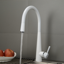 YEFG bathroom full copper kitchen faucet hot and cold dish basin pull-out rotating sink faucet Nordic gold